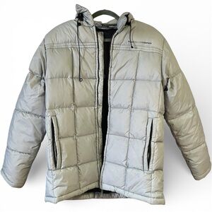 🪶 🦆Vintage 90s Polo Ralph Lauren 80/20 Down Puffer Jacket Light Green S